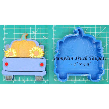 Pumpkin Truck Tailgate - Silicone Freshie Mold