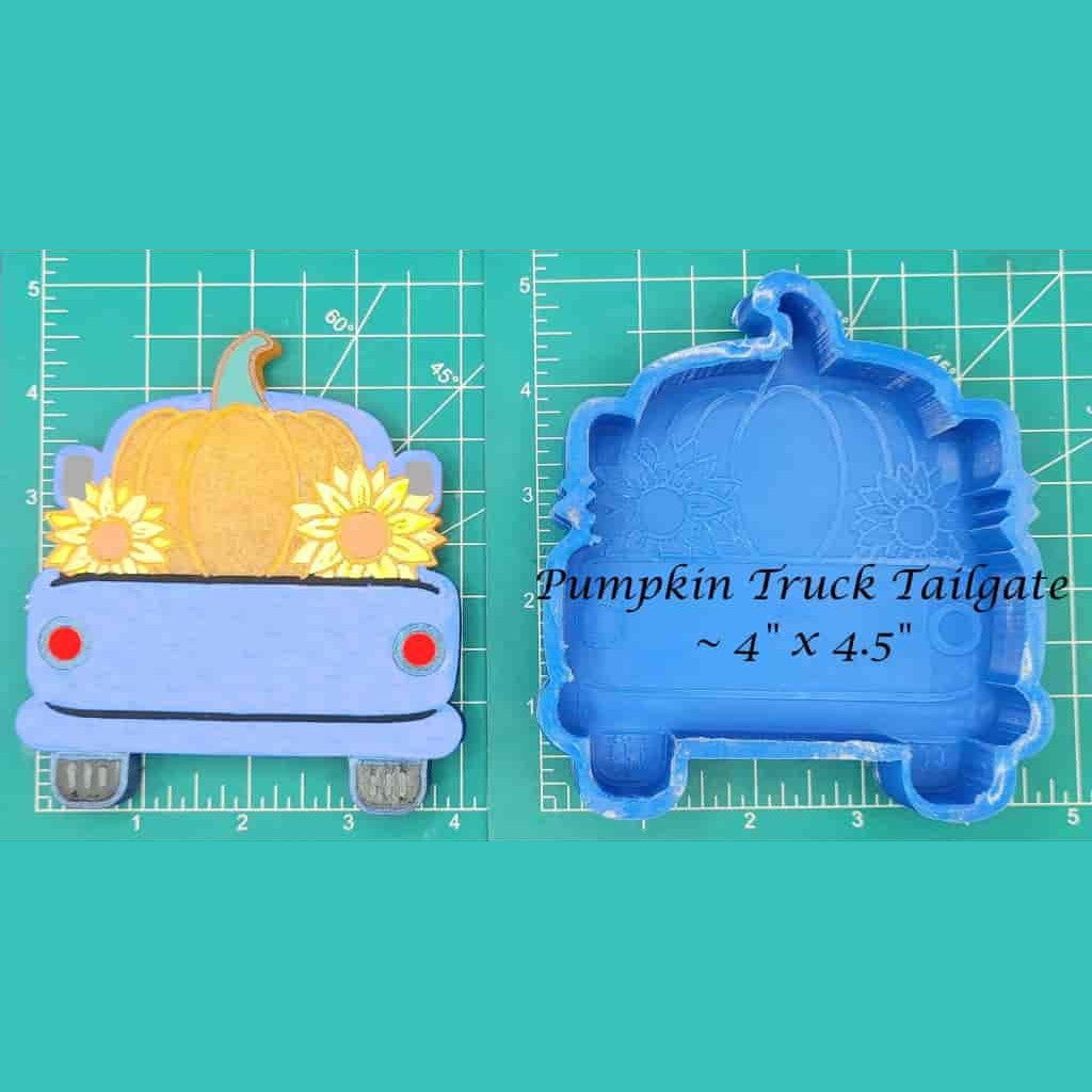 Truck with Pumpkins - Silicone Freshie Mold