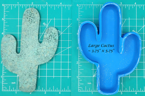 Cactus - large - thick - Silicone Freshie Mold