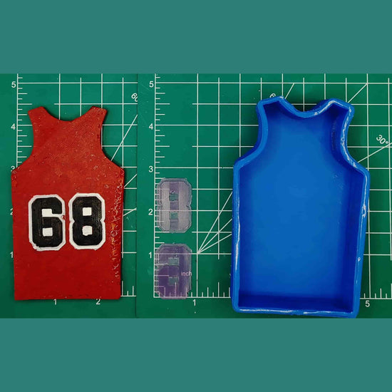 Basketball Jersey - Silicone Freshie Mold