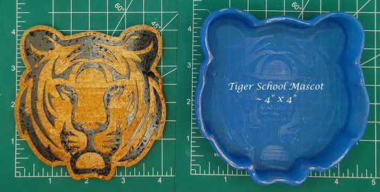 Tiger School Mascot - Silicone Freshie Mold