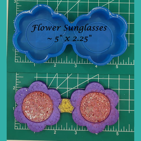 Flower Sunglasses - Silicone freshie mold