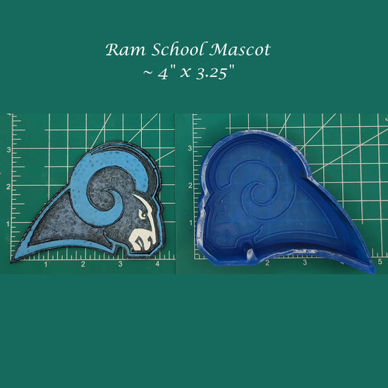 Ram School Mascot - Freshie Mold