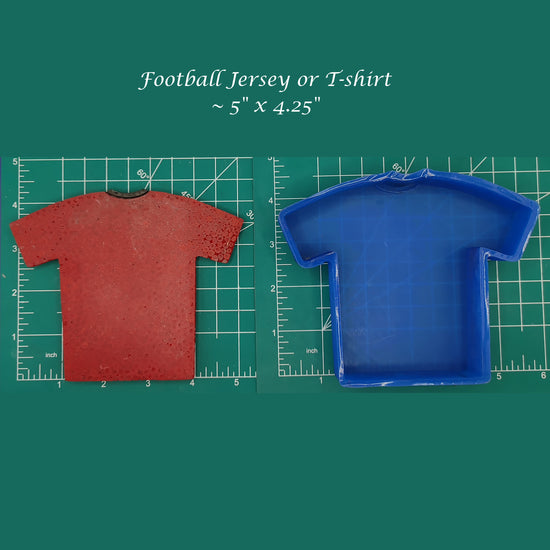 Football Jersey or T-Shirt - Silicone Freshie Mold