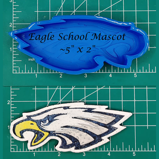 Eagle School Mascot - Silicone Freshie Mold