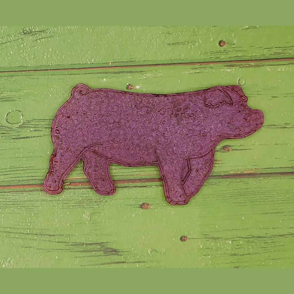 Show Pig - Duroc - Silicone freshie mold