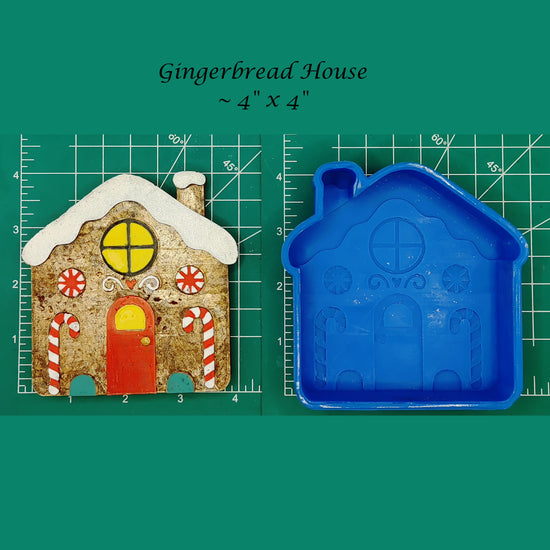 Gingerbread House - Silicone Freshie Mold
