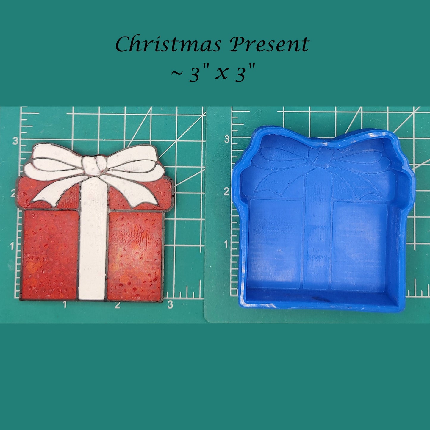 Christmas Present - Silicone freshie mold - 1119