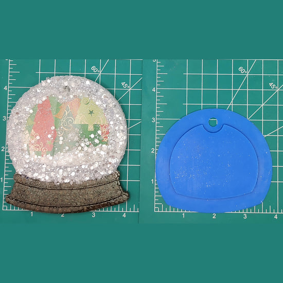 Snowglobe shaker mold insert plastic covers