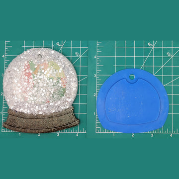 Snowglobe shaker mold insert plastic covers