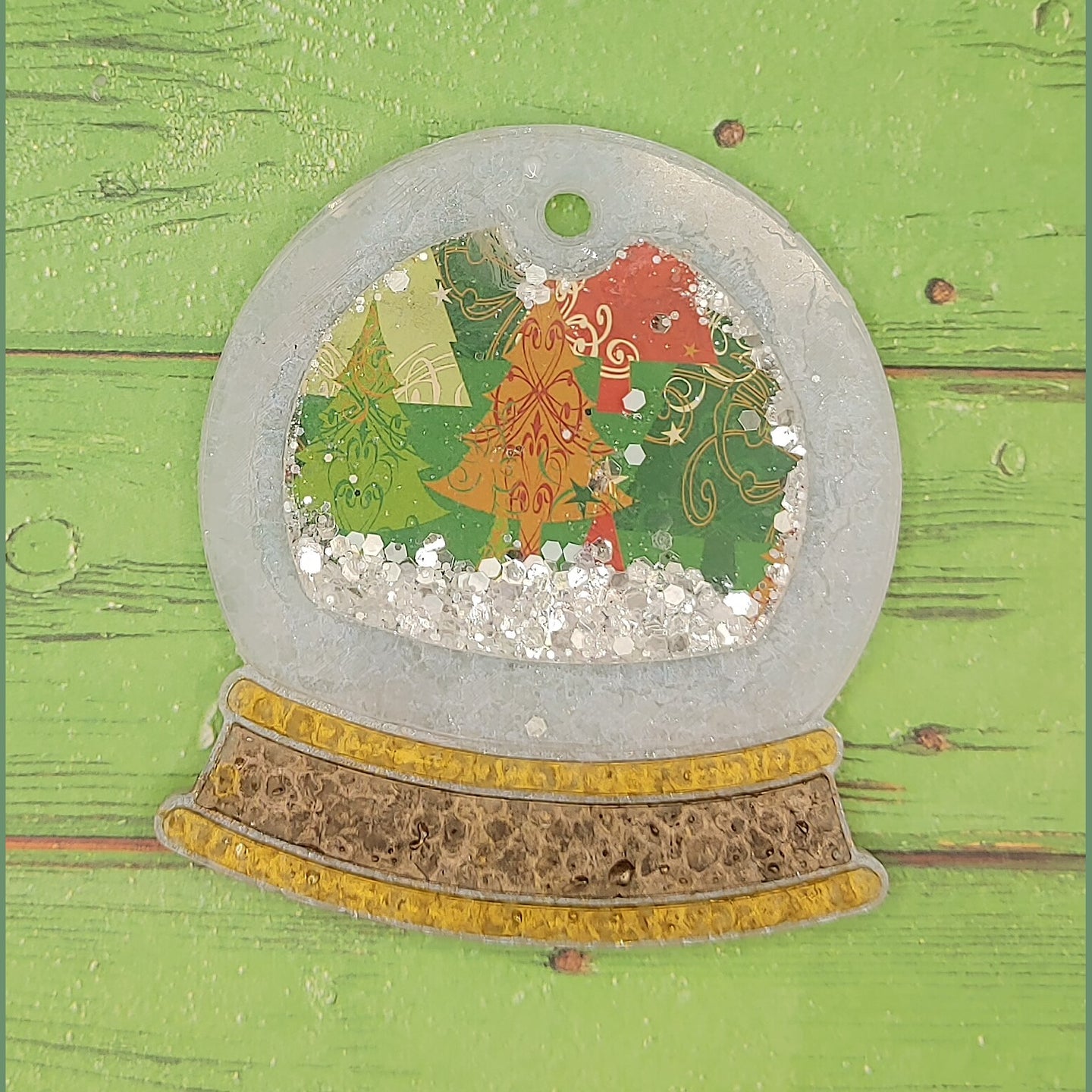 Snowglobe shaker mold insert plastic covers