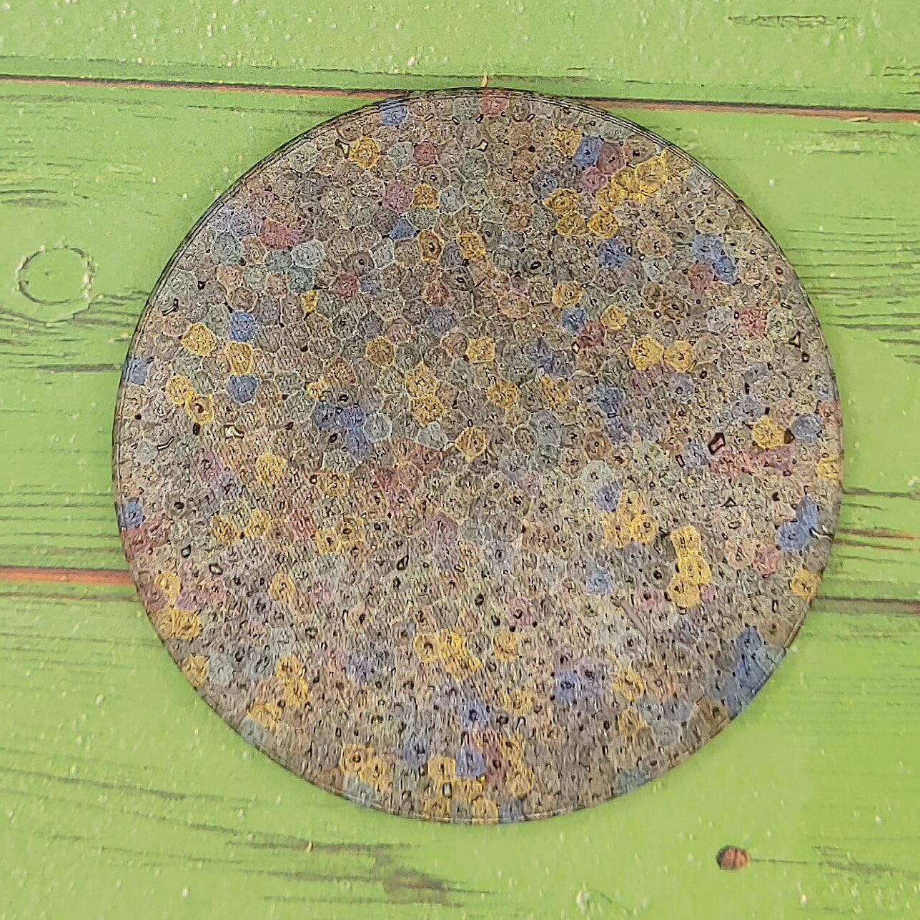 4" Circle Plain, no post hole - Silicone Freshie Mold
