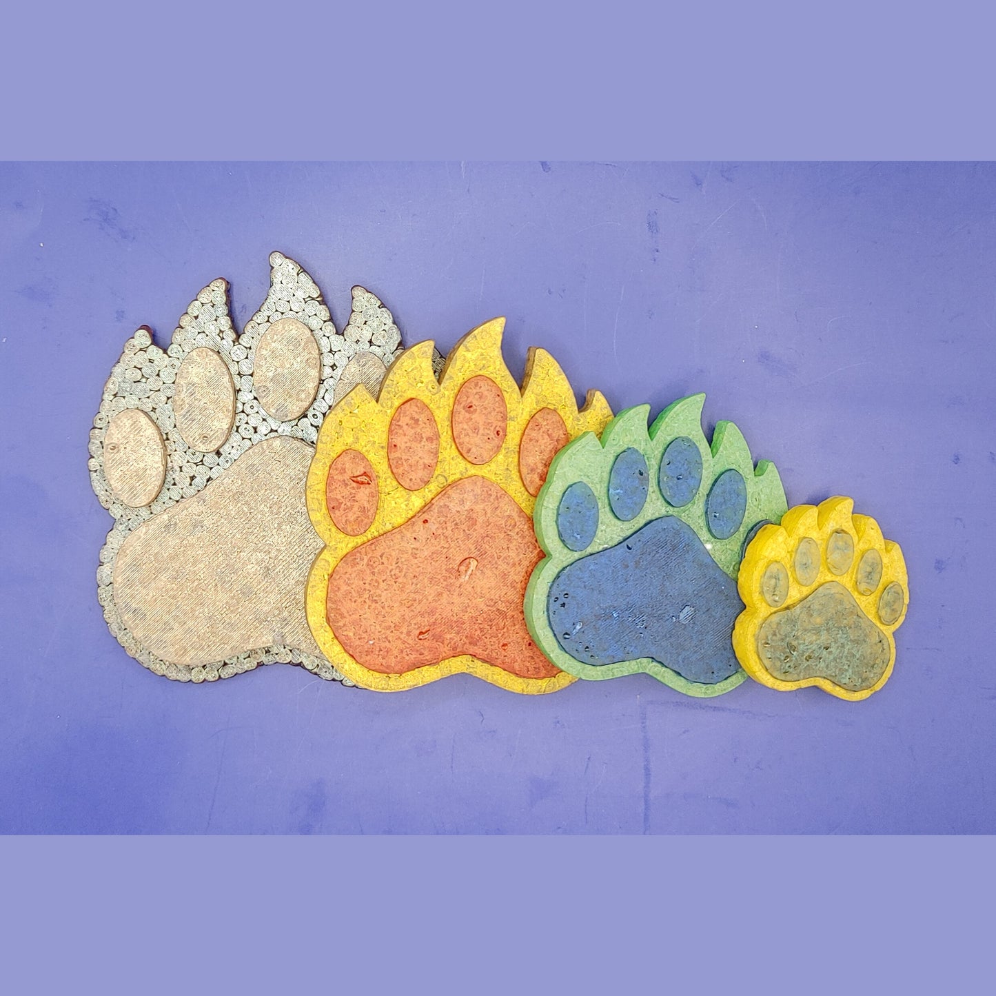 Bear Claw - Silicone Freshie Mold - Michelle's Creations TX