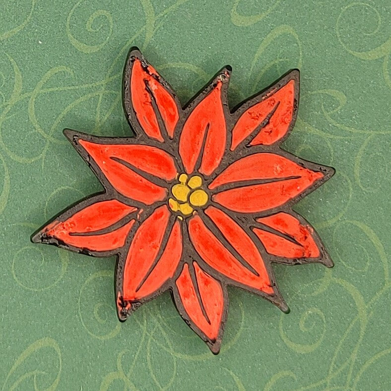 Poinsettia - Silicone freshie mold