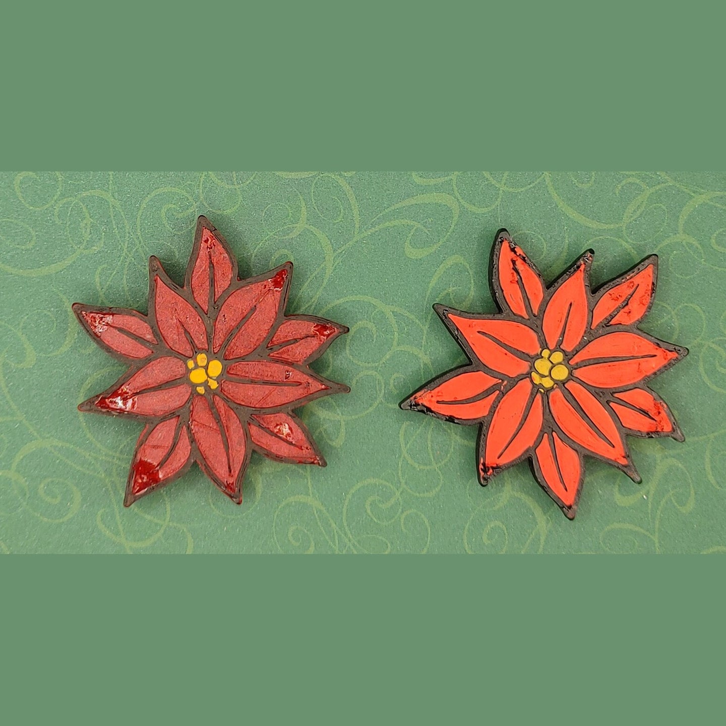 Poinsettia - Silicone freshie mold