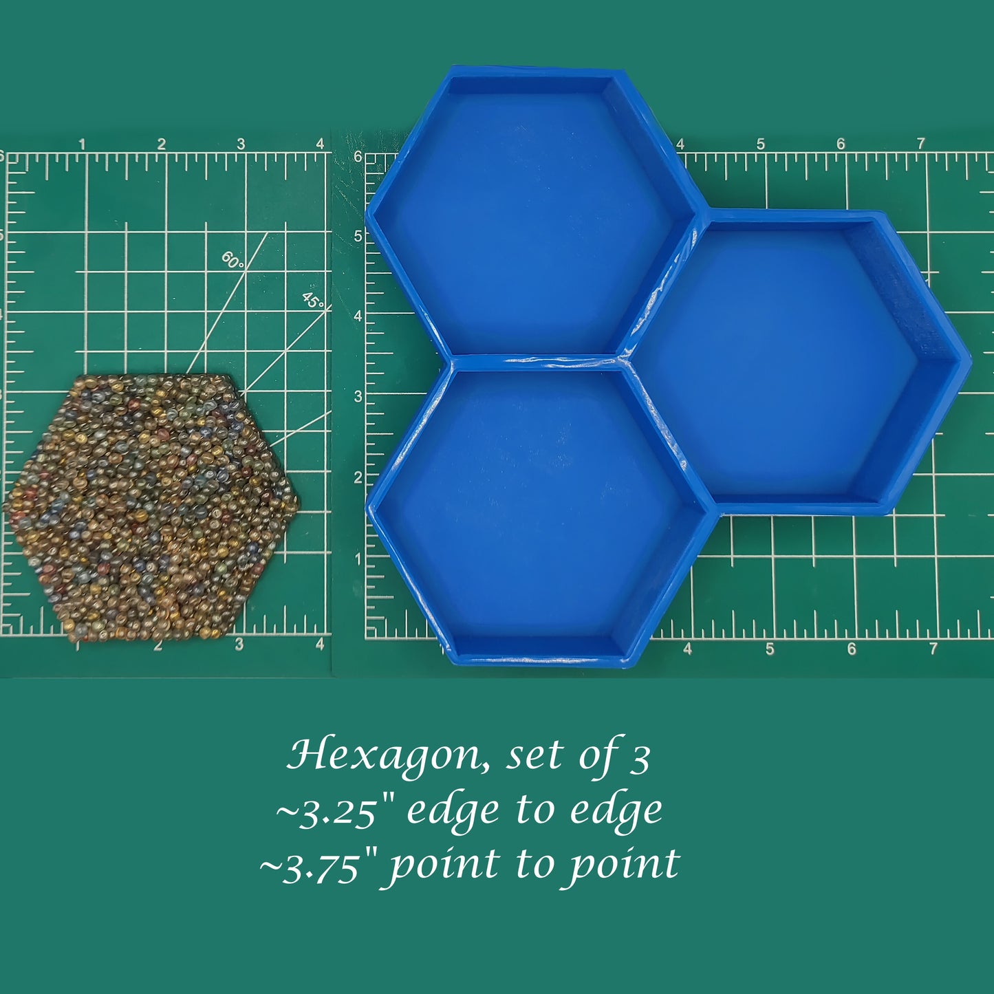 Hexagon - Silicone freshie mold