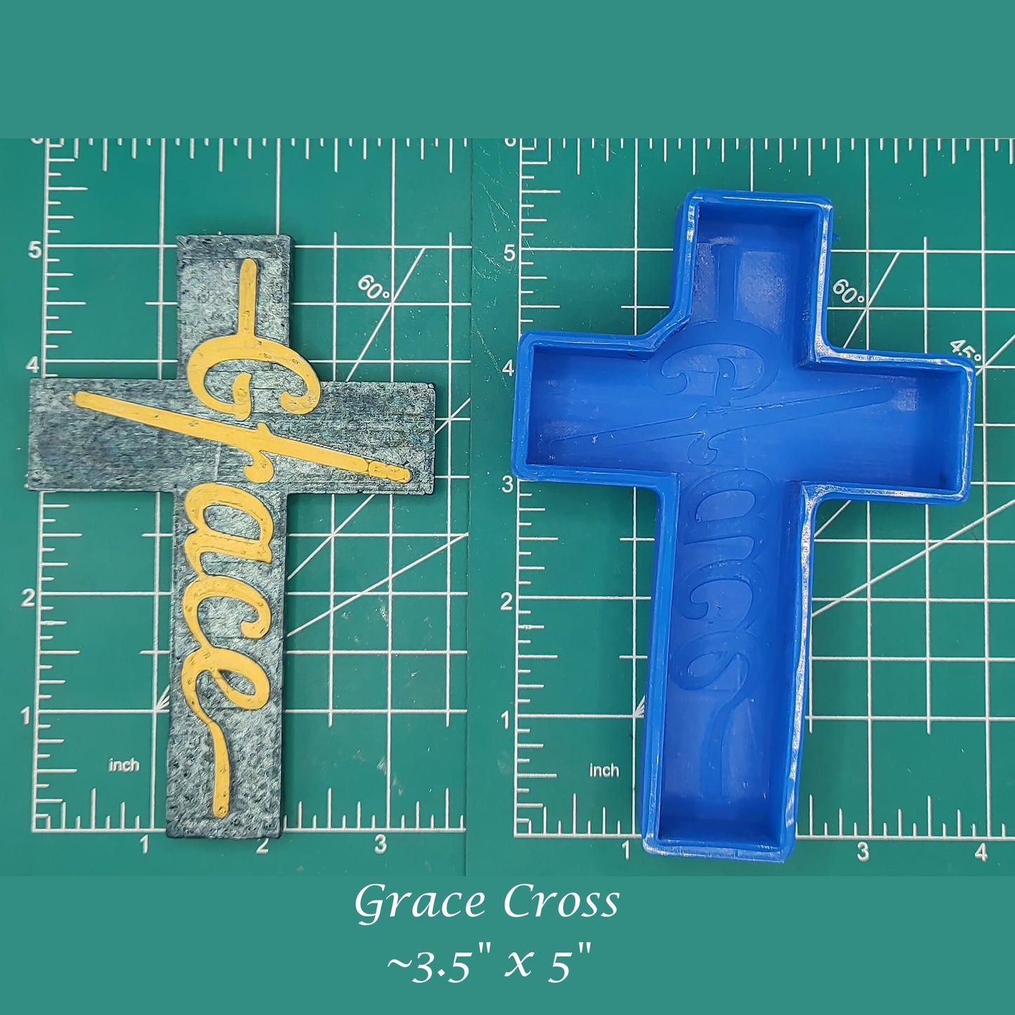 Grace Cross - Silicone Freshie Mold