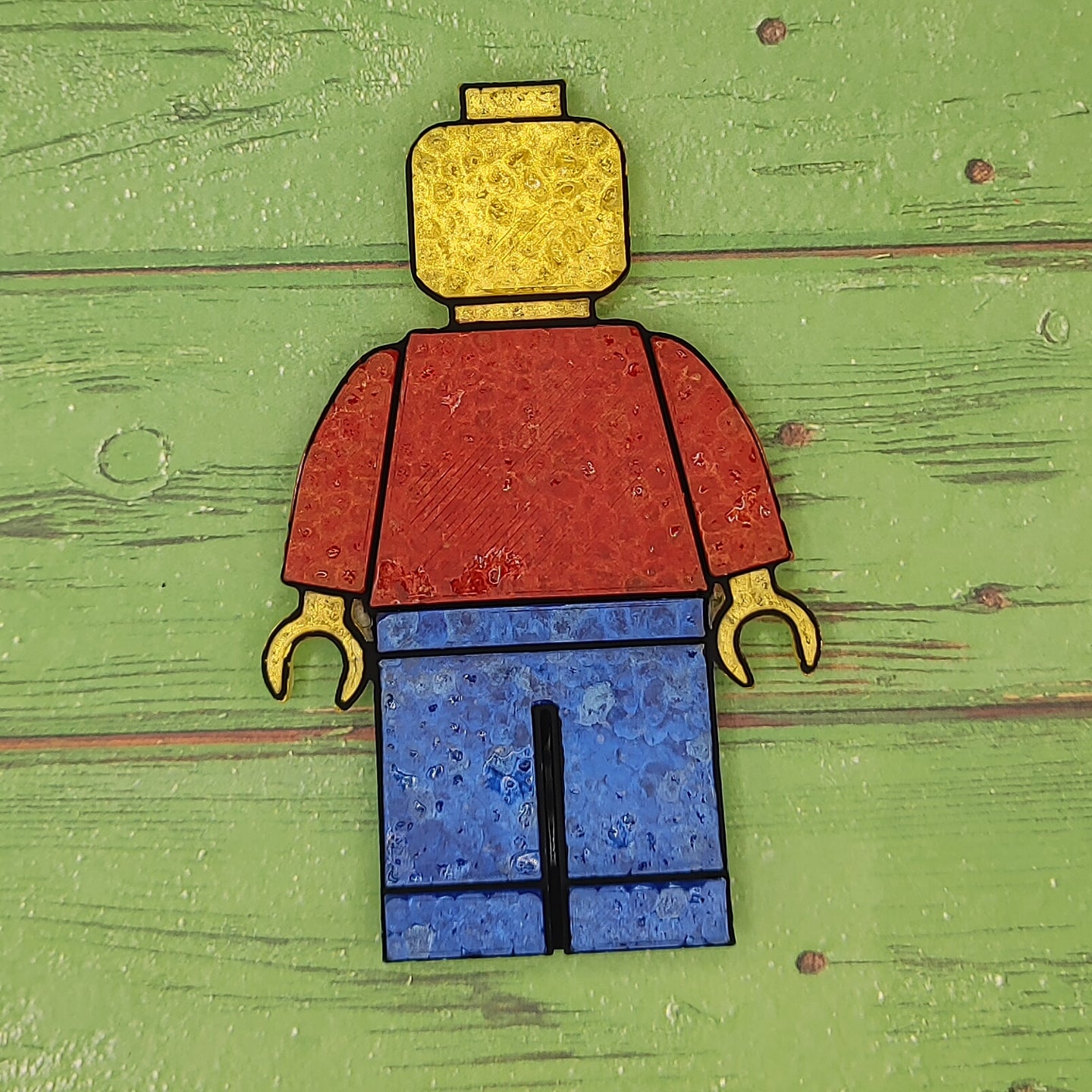Toy Block Person - Silicone freshie mold
