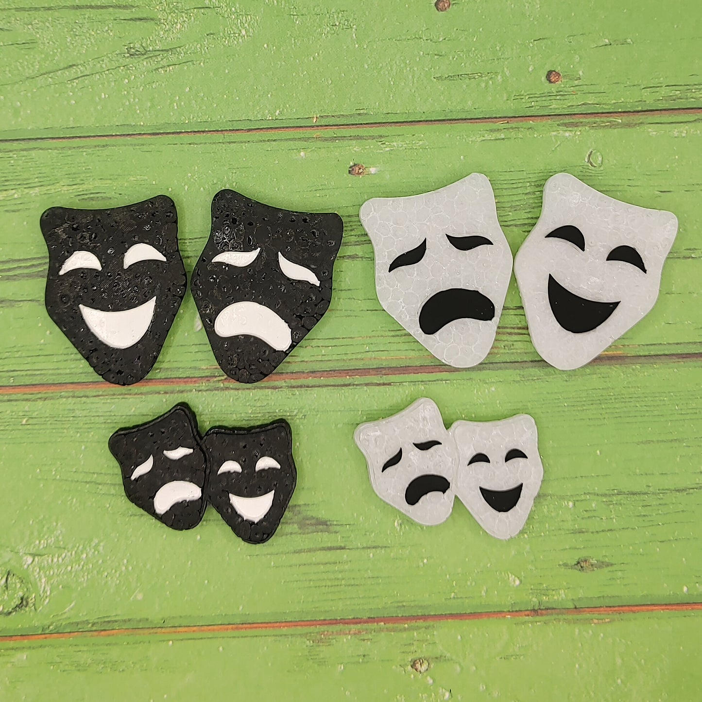 Theater Masks Vent Clip Tray - Silicone Freshie Mold