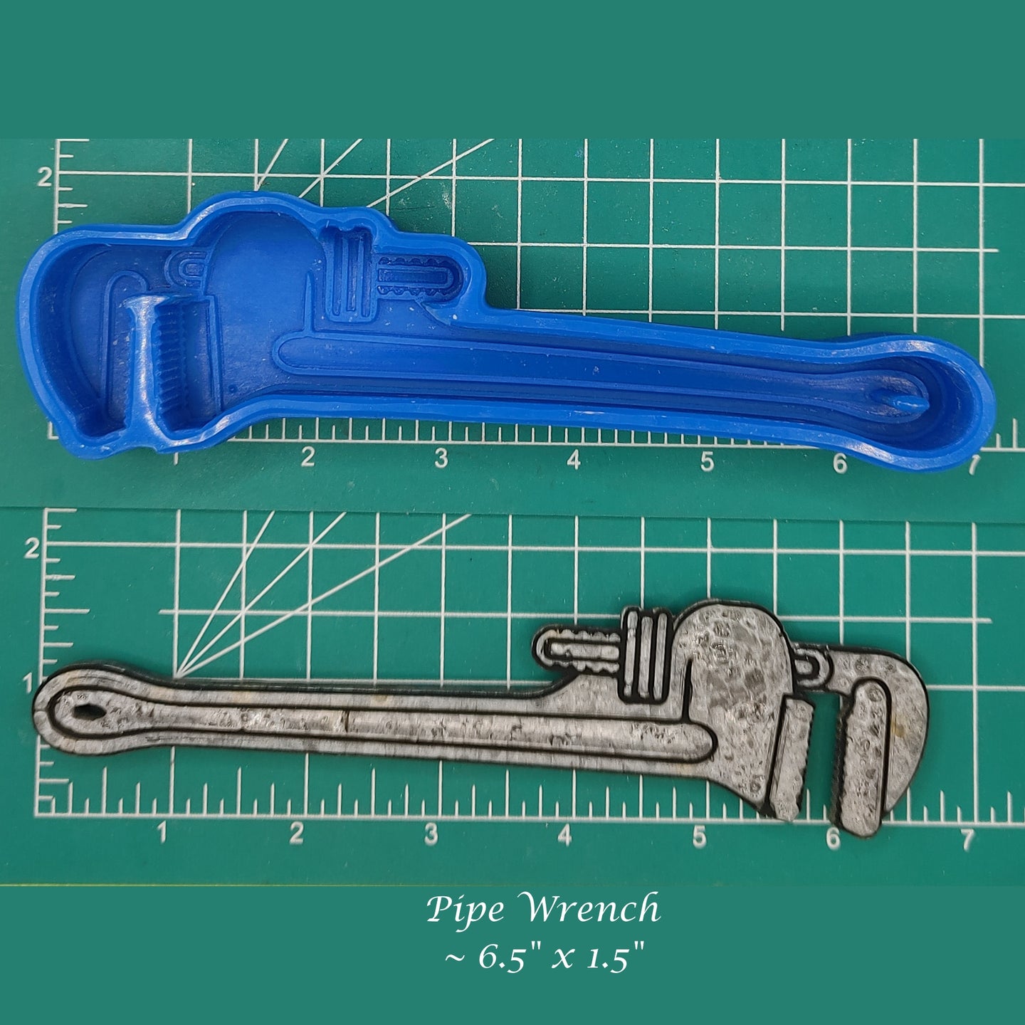 Pipe Wrench -Silicone Freshie Mold