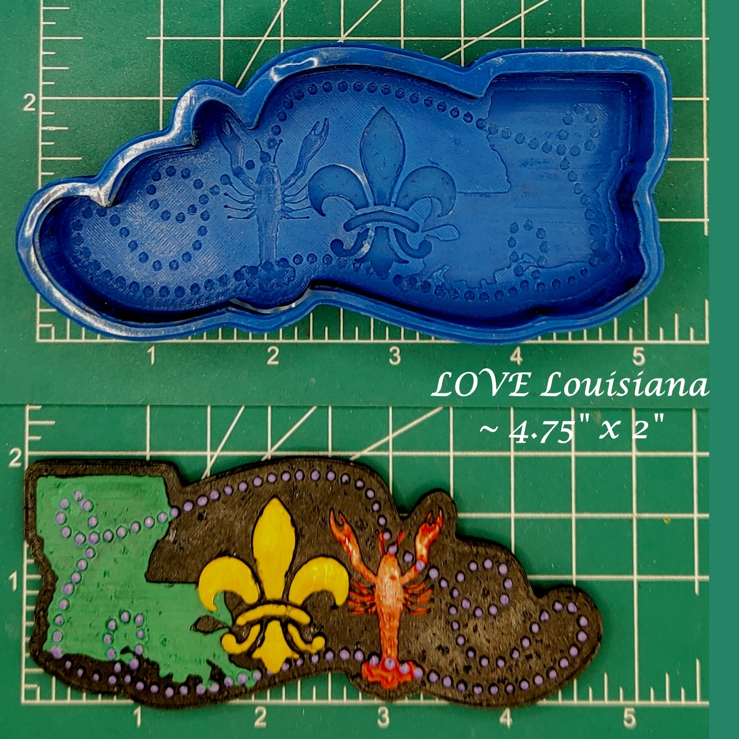 LOVE Louisiana - Silicone Freshie Mold