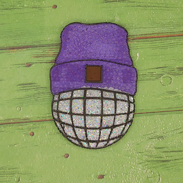 Disco Ball with beanie - Silicone freshie mold