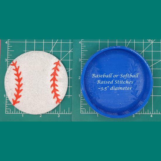 Baseball or Softball - Silicone freshie mold - Michelle's Creations TX