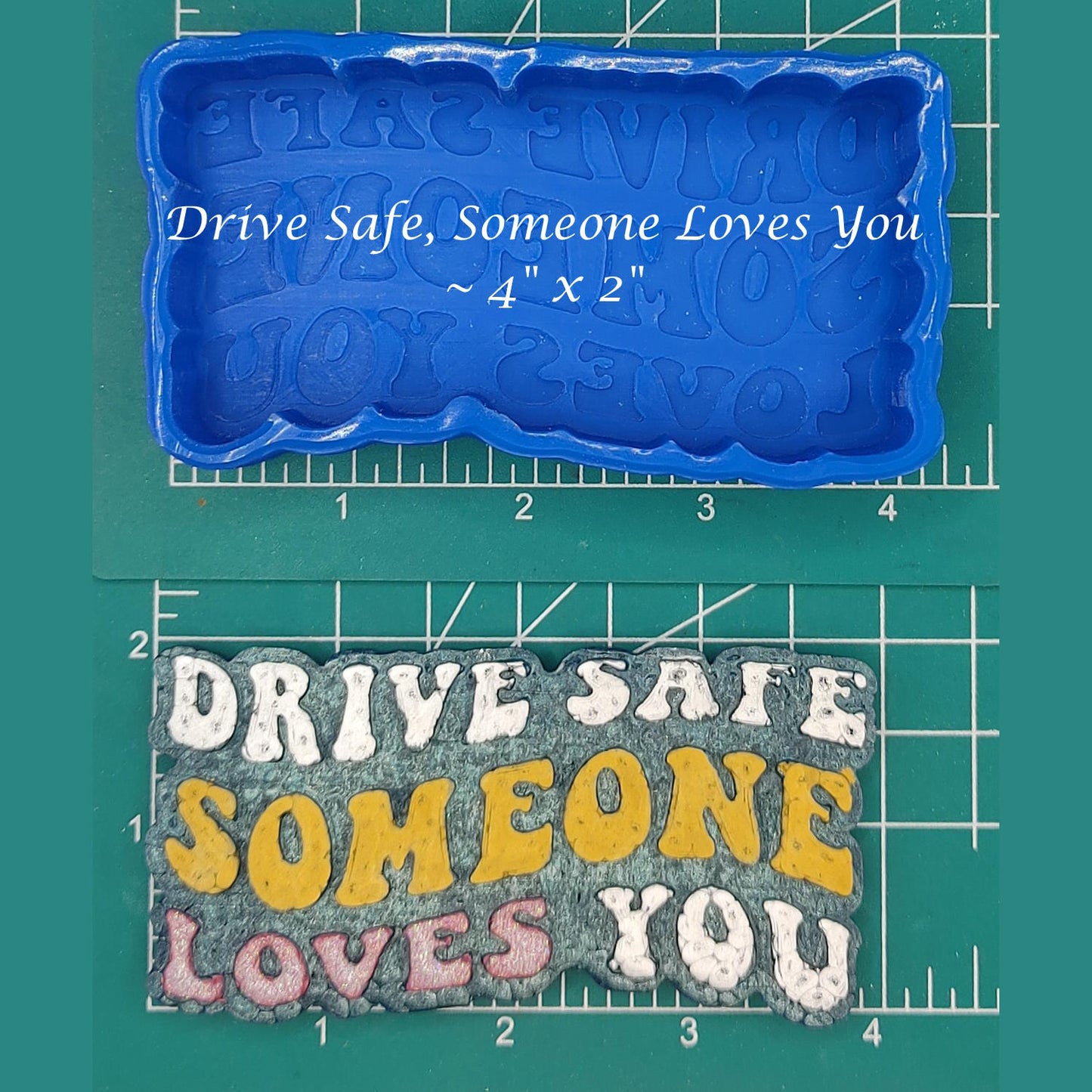 Drive Safe - Silicone Freshie Mold