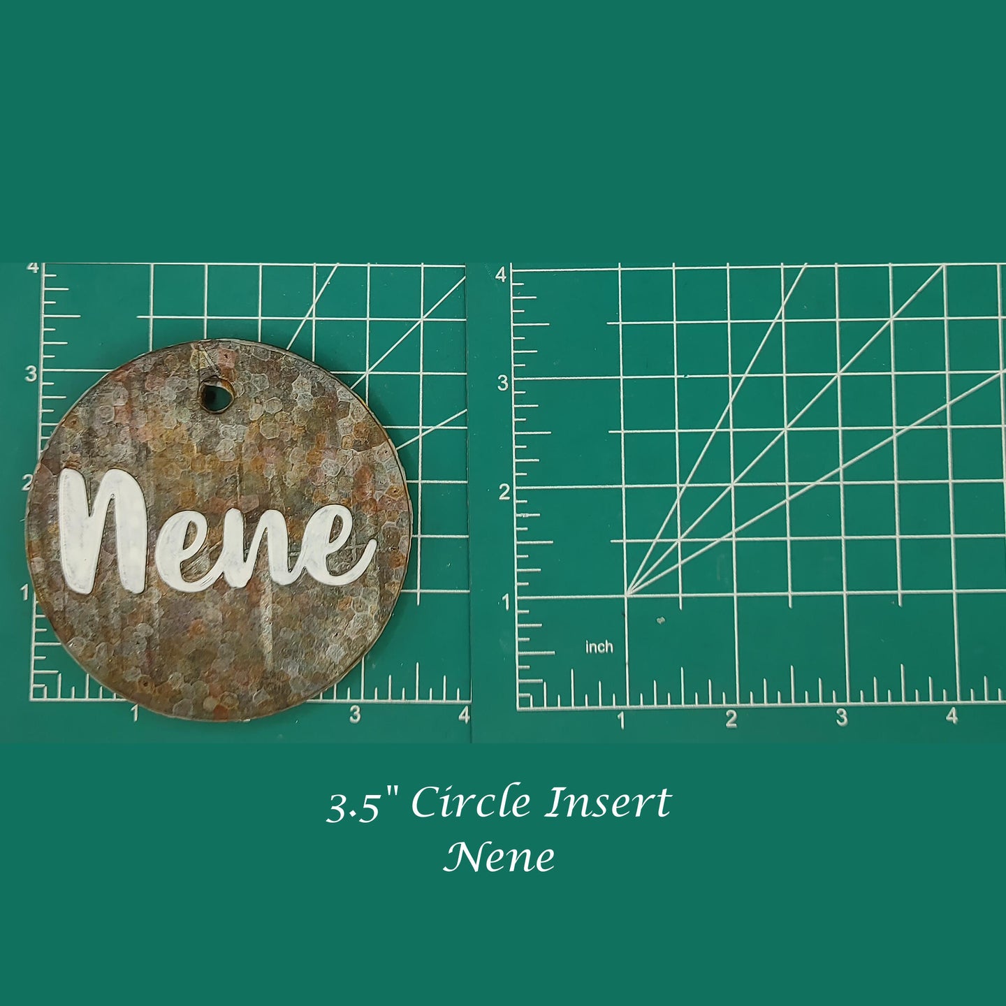 Family Name Inserts for 3.5" Circle molds - Silicone Freshie Mold