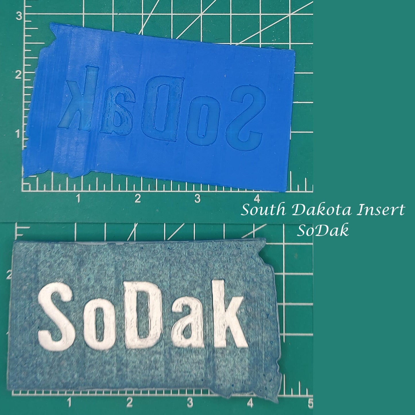South Dakota Inserts - Silicone Freshie Mold