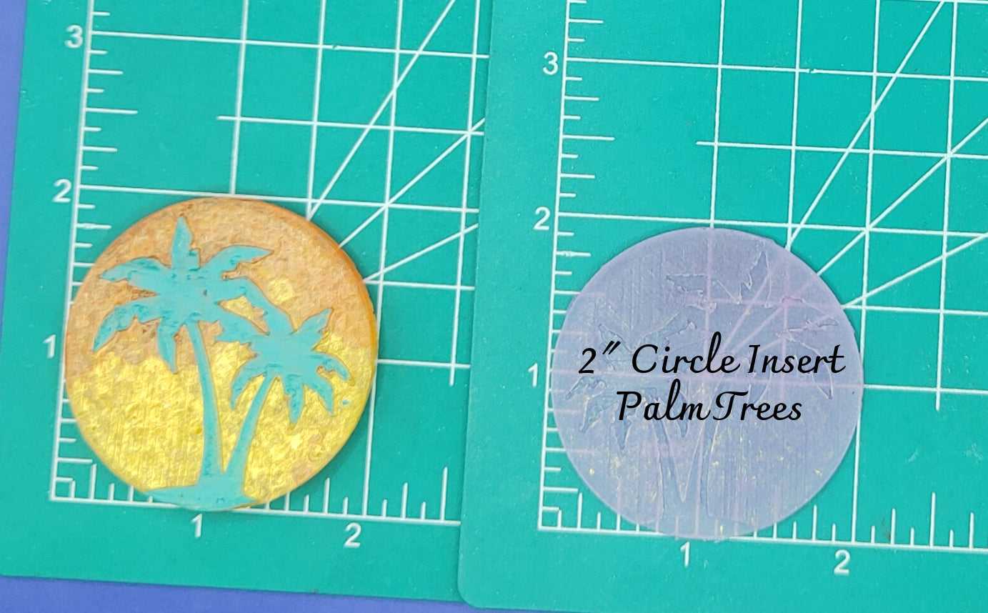 2" Circle Inserts - Silicone Freshie Mold