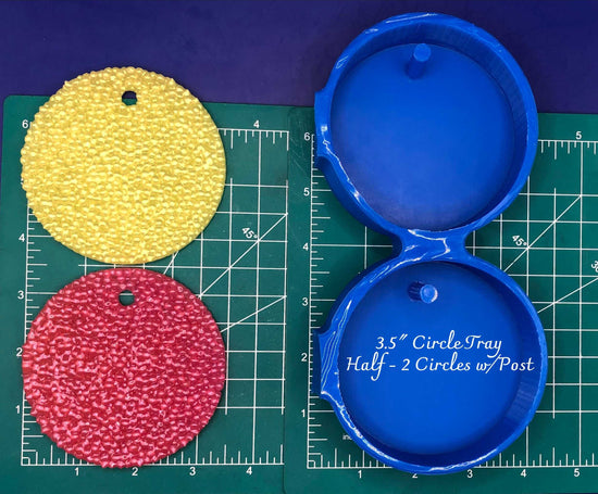 3.5" Circle Tray - Silicone Freshie Mold