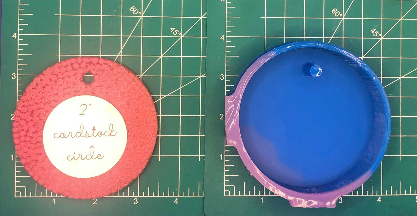 3.5" Circle Tray - Silicone Freshie Mold