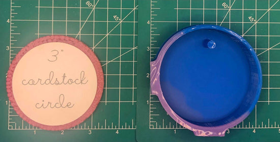 3.5" Circle Tray - Silicone Freshie Mold