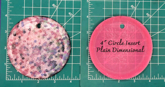 4" Circle Inserts - Silicone Freshie Mold