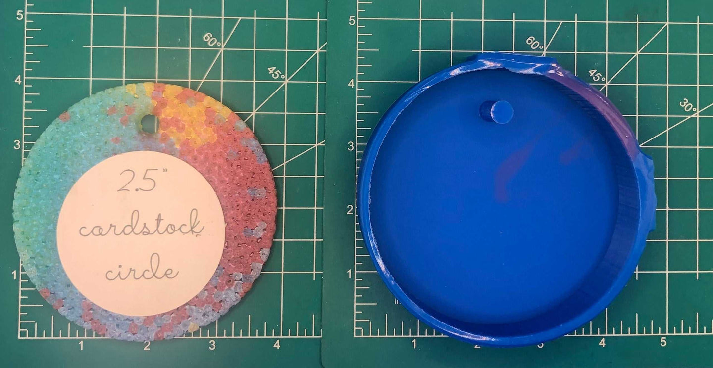 4" Circle Tray - Silicone Freshie Mold