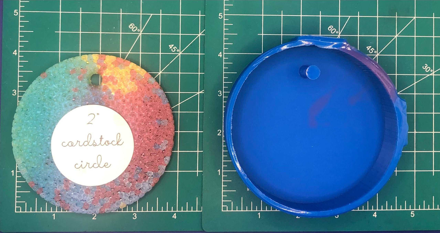 4" Circle Tray - Silicone Freshie Mold