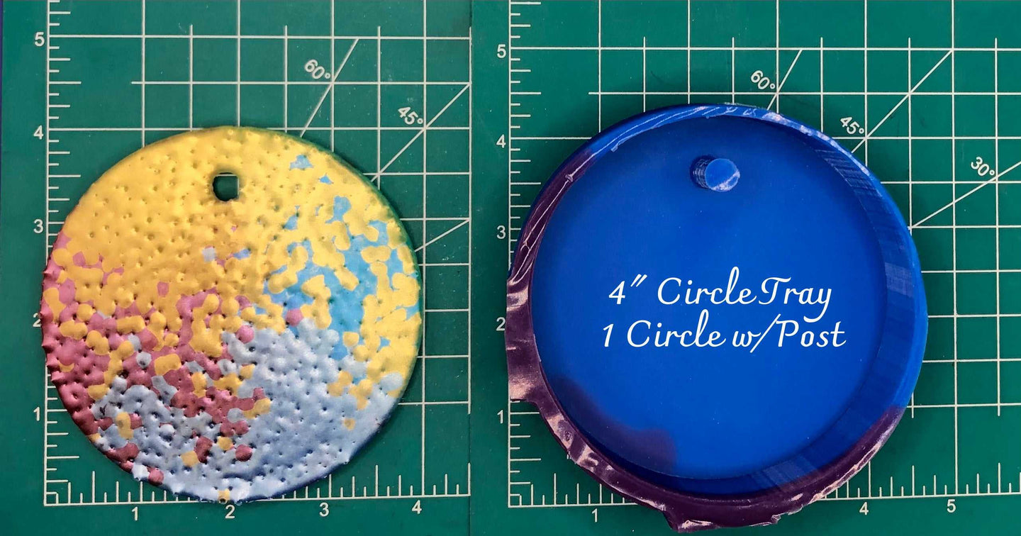 4" Circle Tray - Silicone Freshie Mold