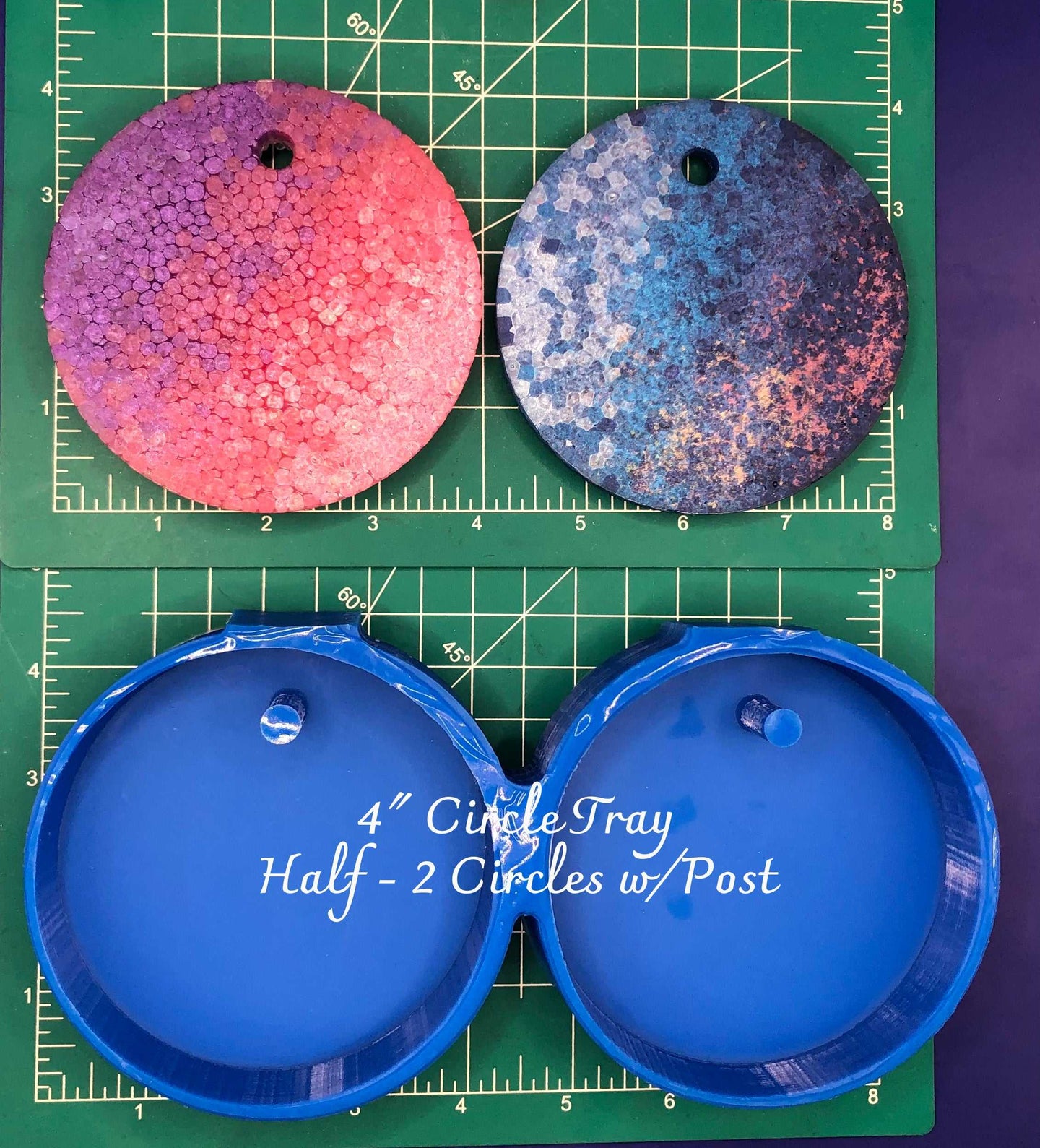 4" Circle Tray - Silicone Freshie Mold