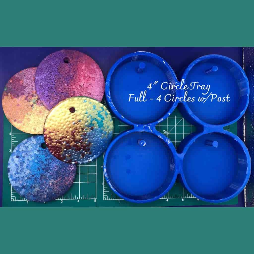 4" Circle Tray - Silicone Freshie Mold