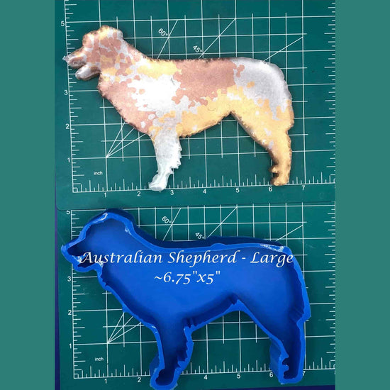 Australian Shepherd - Silicone Freshie Mold - Silicone Mold