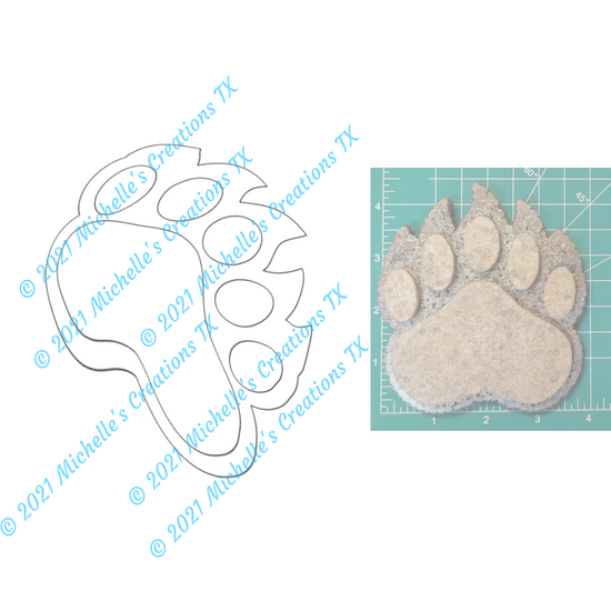 Bear Claw Vector SVG Digital Download