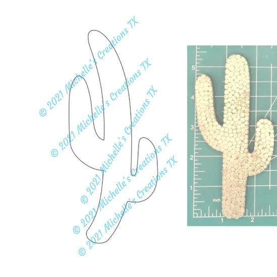 Cactus - small - thin -  Vector SVG Digital Download