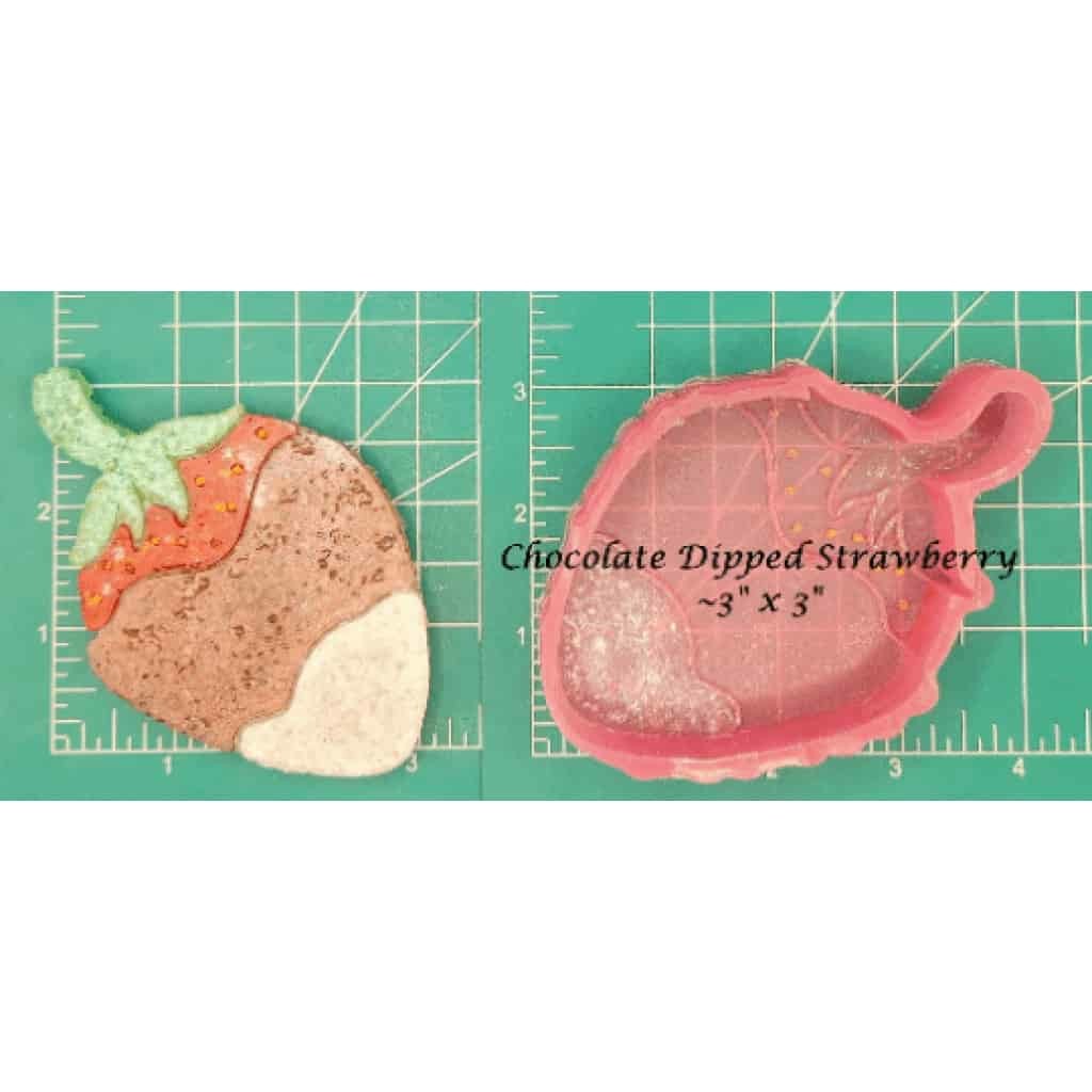 Chocolate Covered Strawberry- Silicone Freshie Mold