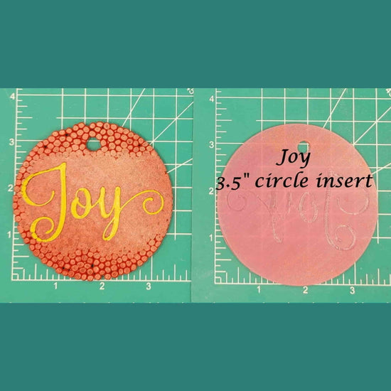 3.5" Circle Inserts - Christmas - Silicone Freshie Mold