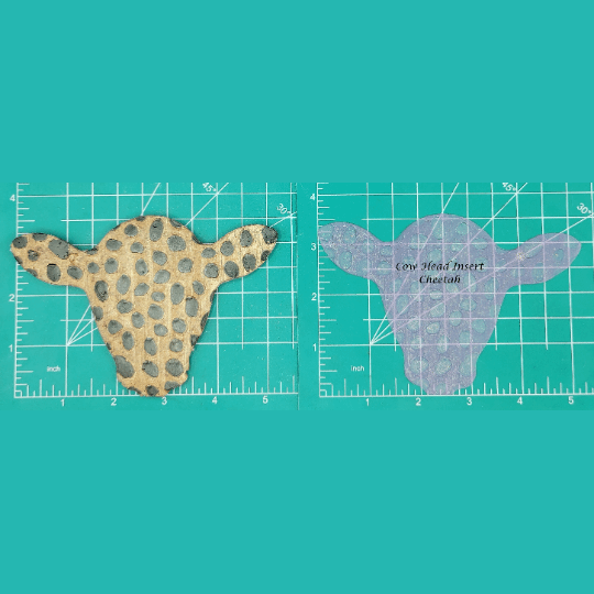 Cow Head Inserts - Silicone Freshie Mold