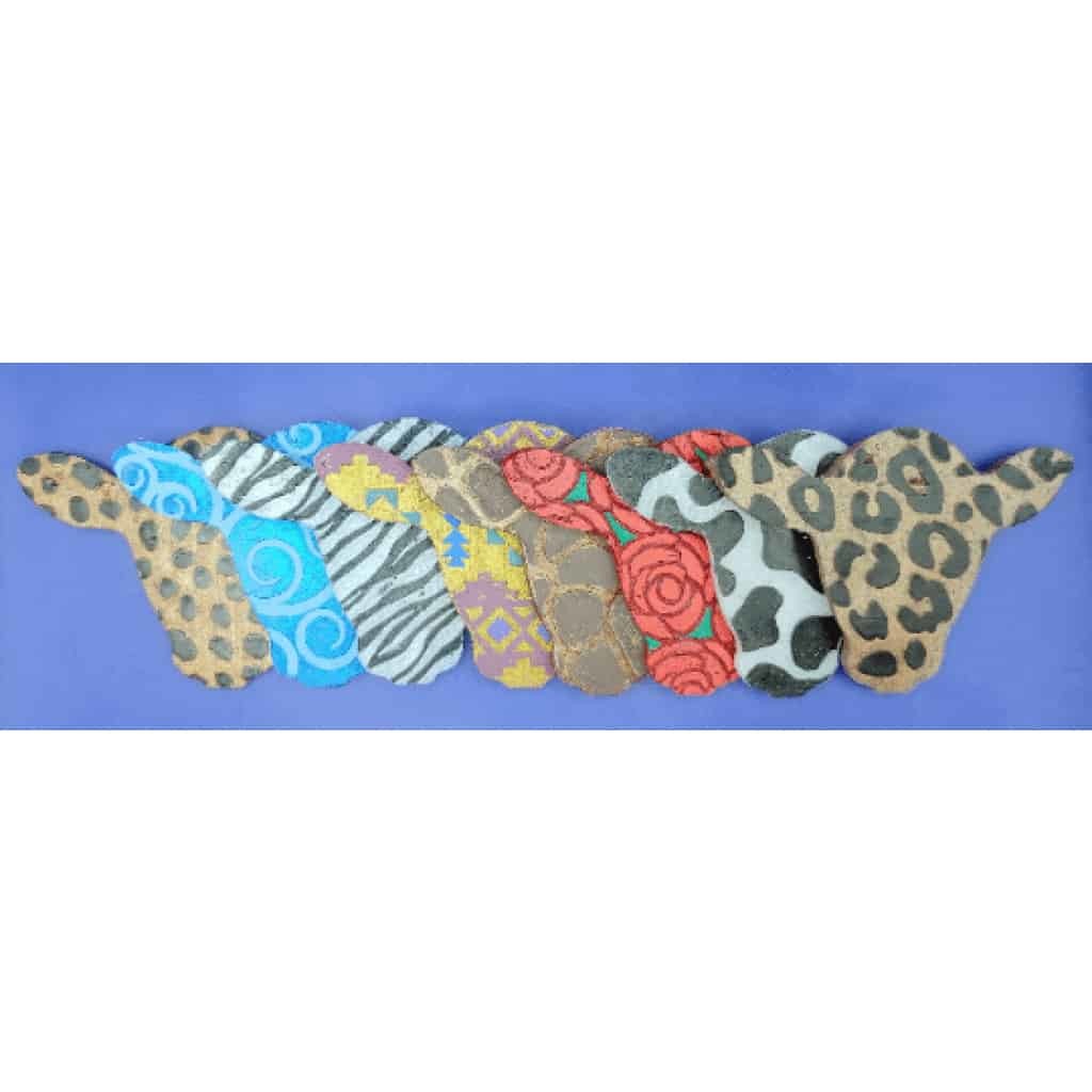 Cow Head Inserts - Silicone Freshie Mold