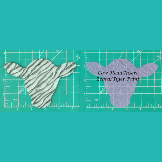 Cow Head Inserts - Silicone Freshie Mold