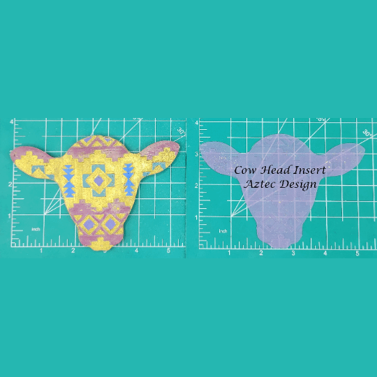 Cow Head Inserts - Silicone Freshie Mold