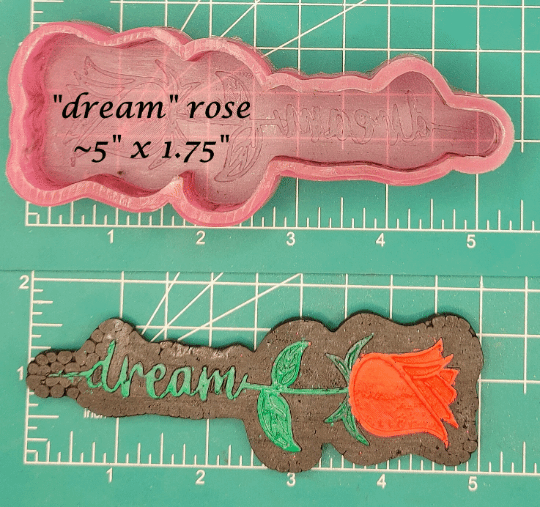 Dream Rose- Silicone Freshie Mold - Silicone Mold